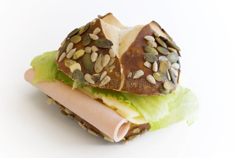 Healthy Sandwich with Lunchmeat, Cheese Stock Photo Image of healthy