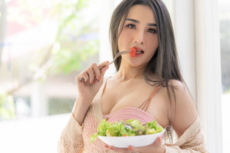 Sexy Women With Food