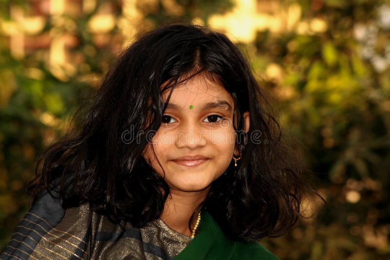 Healthy South Indian Girl stock photo. Image of dark, expressions - 3793472