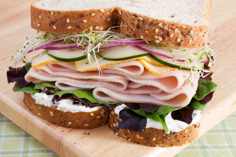 Healthy Turkey Sandwich Stock Photo Image Of Condiment 9967798 good-healthy-turkey-sandwich-directions-calories-nutrition-more