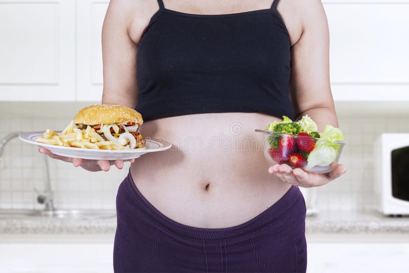Healthy and unhealthy food for pregnancy