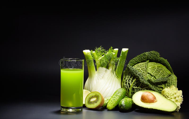 Healthy Vegetable Juices for Refreshment and As an Antioxidant Stock Image Image of background