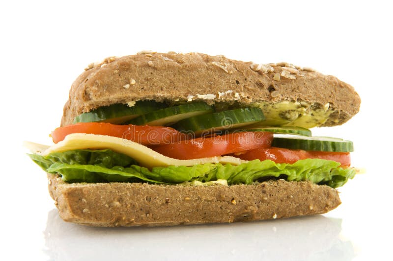 Healthy Smoked Salmon Sandwich Stock Photo Image of grain, petit