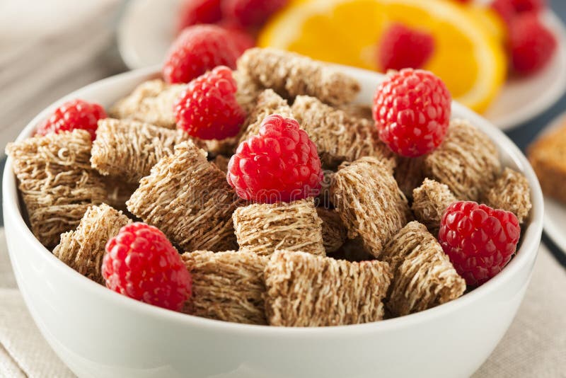 Healthy Whole Wheat Shredded Cereal Stock Image Image of sweet, food 41069115