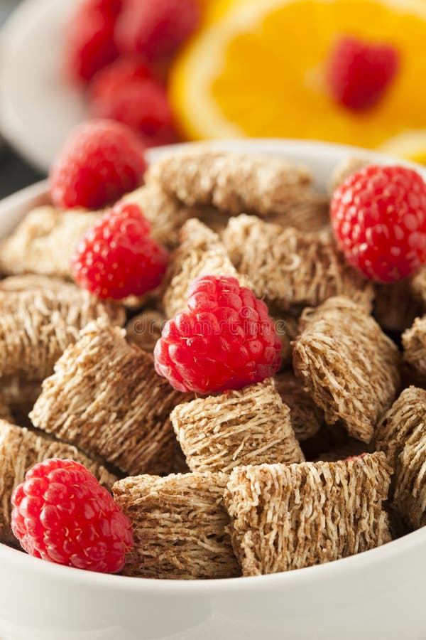 Healthy Whole Wheat Shredded Cereal Stock Photo Image of nutrition