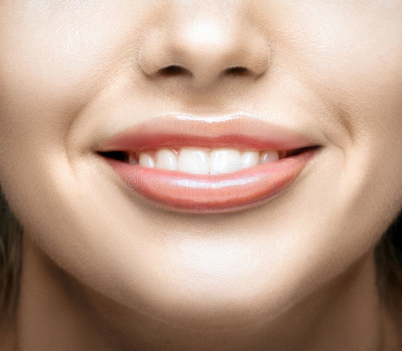 Healthy woman teeth and smile