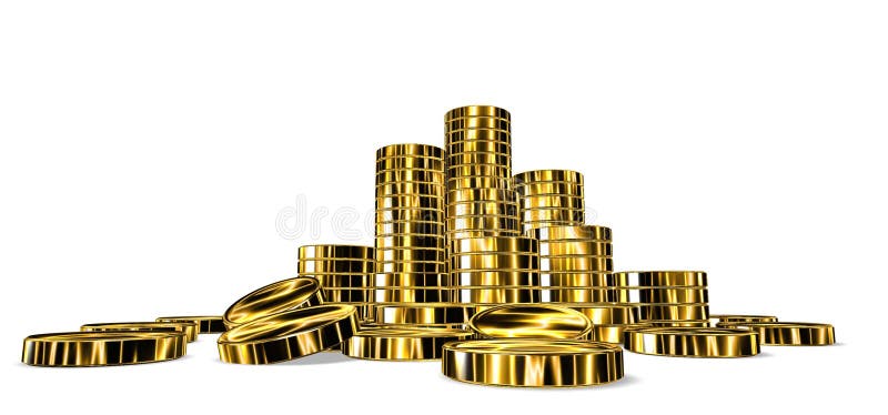 Heap of coined gold