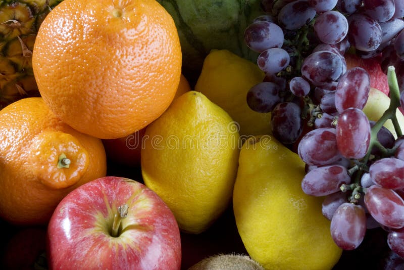 A Heap Of Cut Tropical Fruits Picture. Image 6663849