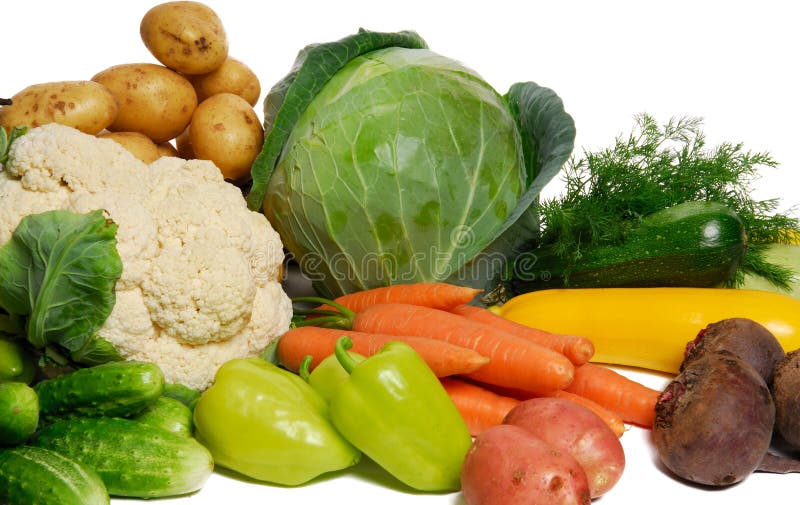 Heap of fresh vegetables