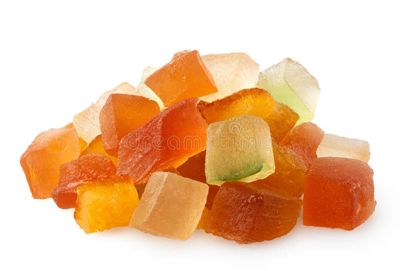 Heap of Glazed Dried Fruit Mix Isolated Stock Photo Image of isolated