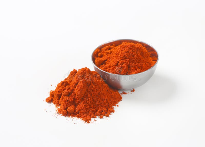 Ground Red Pepper stock photo. Image of studio, seasoning 107216576