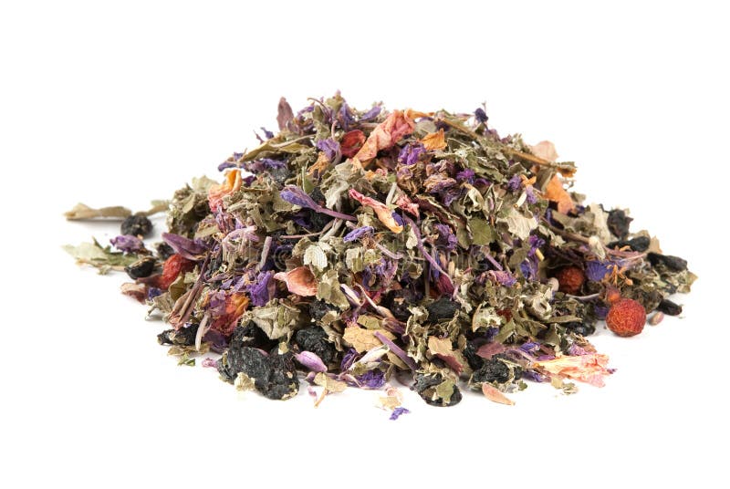 Heap of herbal tea