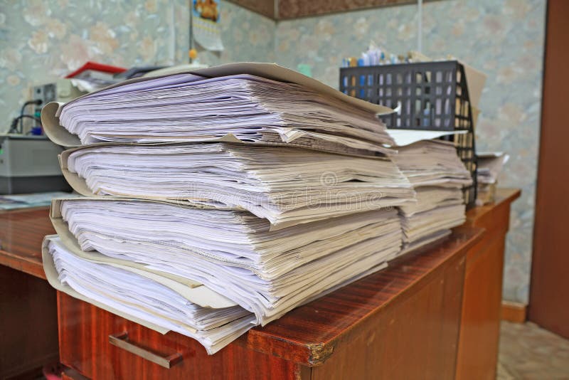 Heap of the papers
