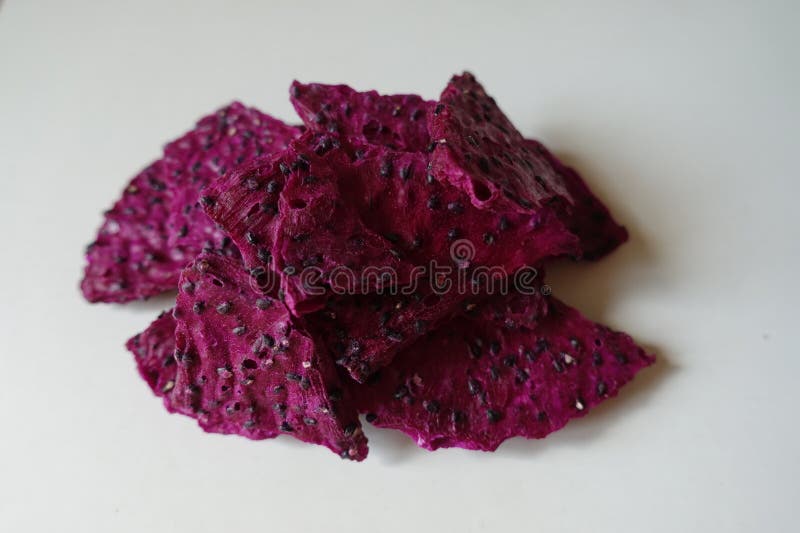 Heap of Purple Dried Dragon Fruit Chips Stock Photo Image of multiple, gourmet 272844070