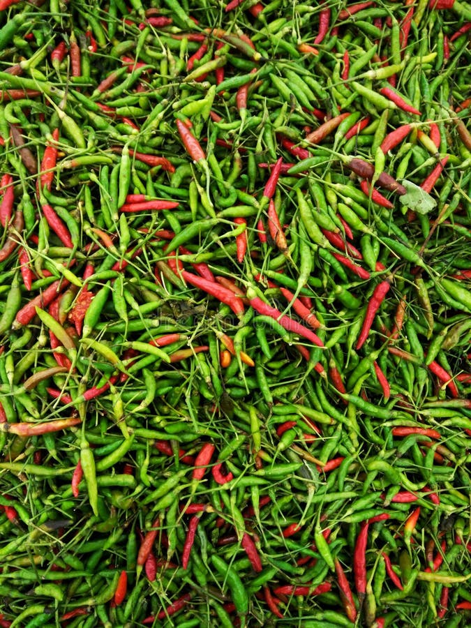 Heap of spicy chilli