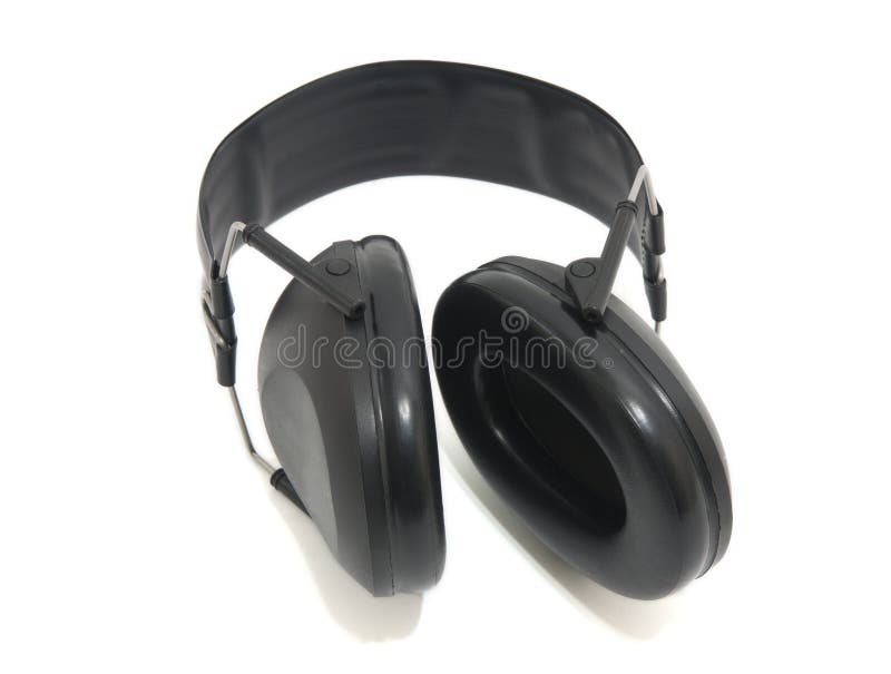 Hearing protection stock image. Image of earmuff, brass 308301