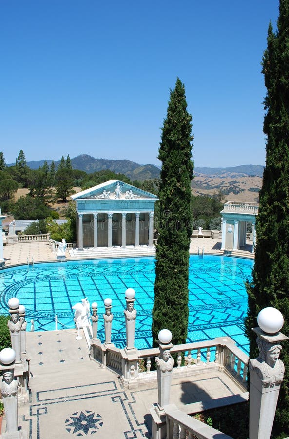 hearst castle basenie pływa zdjęcie royalty free hearst castle basenie pływa zdjęcie royalty free