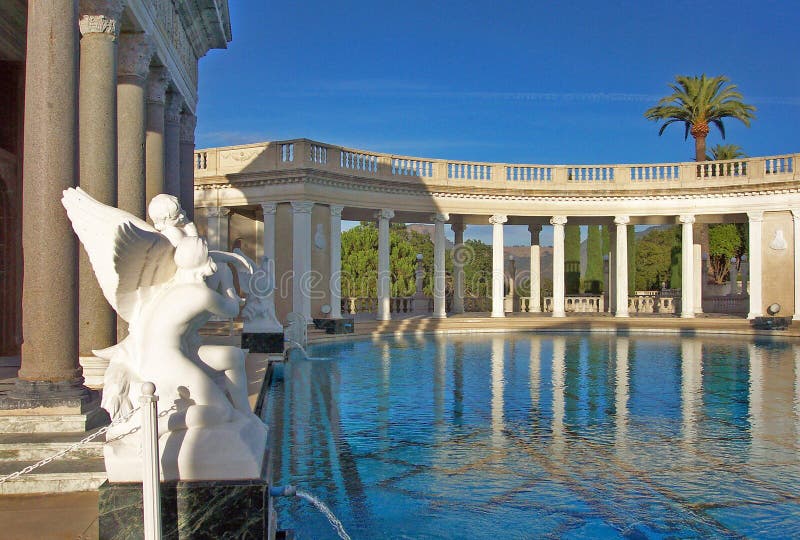 hearst castle neptunu basenu obraz stock hearst castle neptunu basenu obraz stock