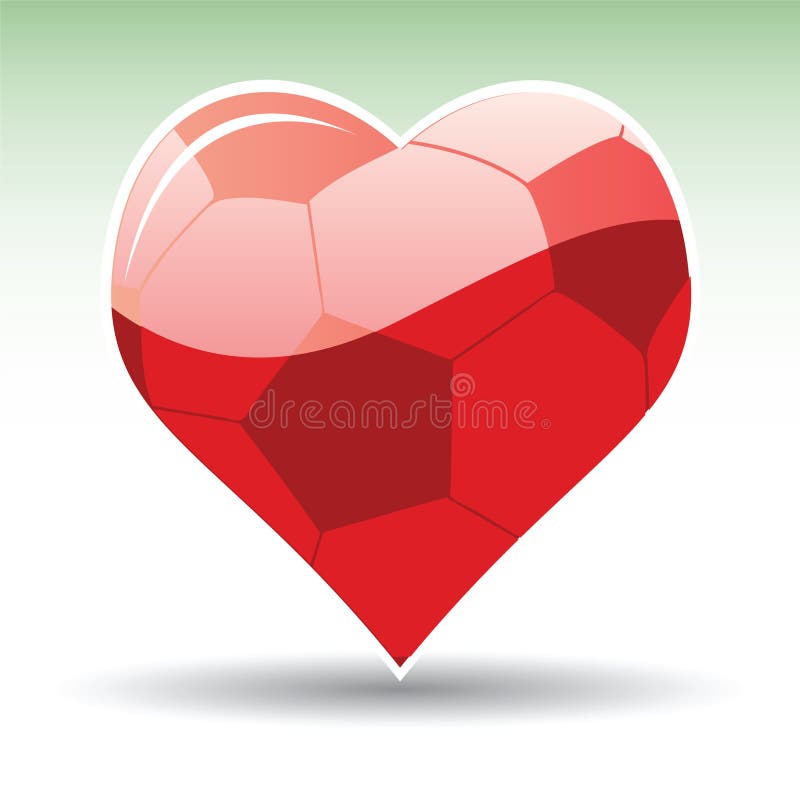 Heart As Soccer Ball