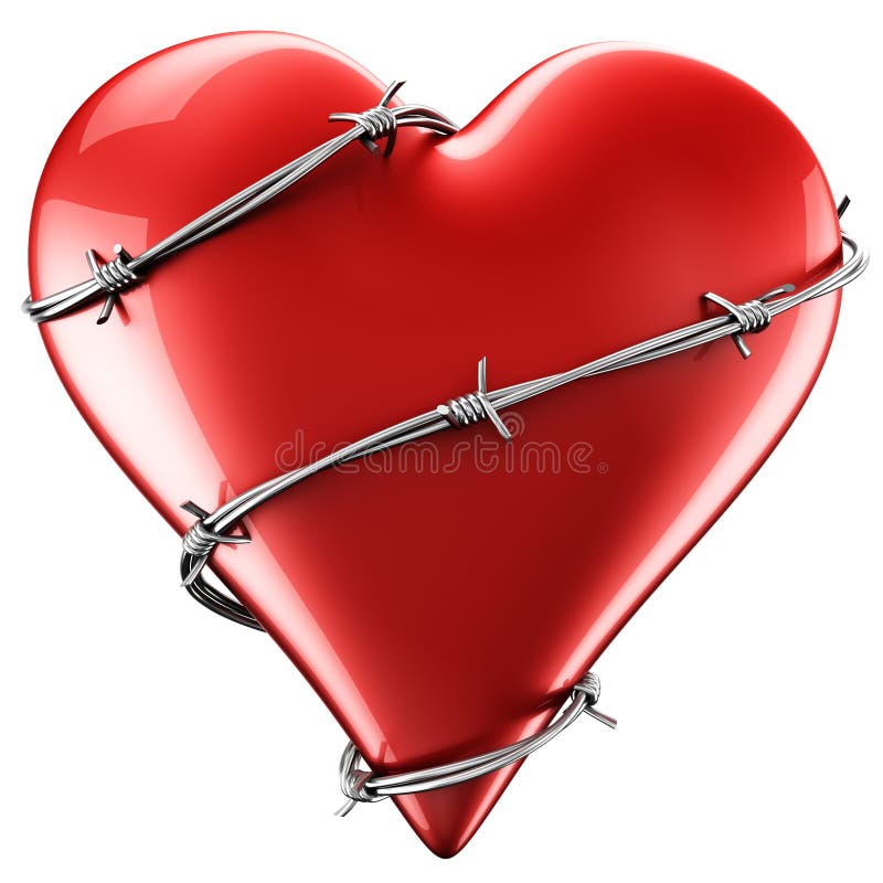 heart wrapped in thorns