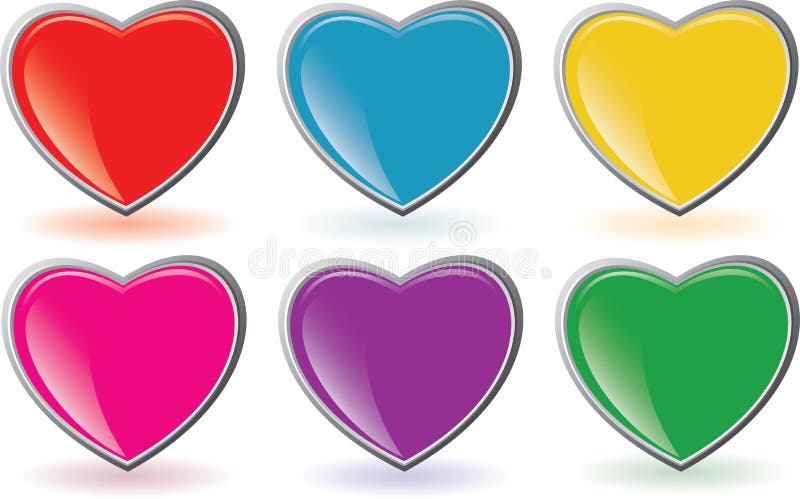 Heart buttons