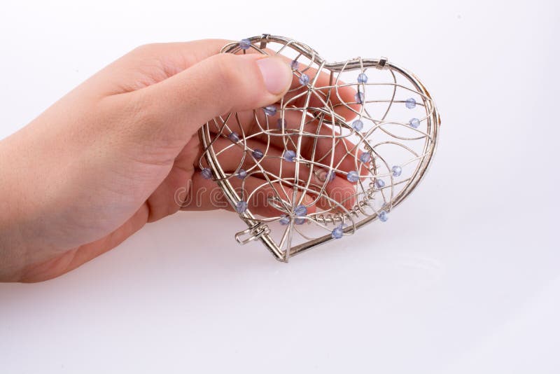 Heart cage stock photo. Image of hand, design, valentine 116373288