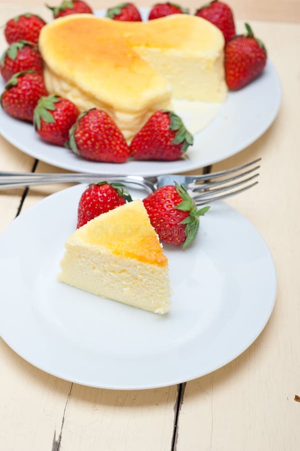 Heart cheesecake stock photo. Image of heart, fresh, strawberry - 47892798