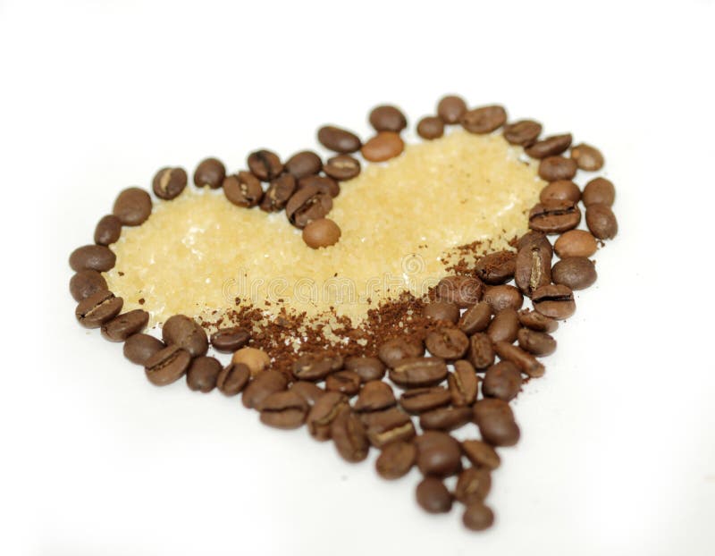 Heart Of Coffee Beans Picture. Image 19334372