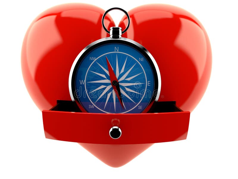 Compass with life buoy stock illustration. Illustration of copy 118679011