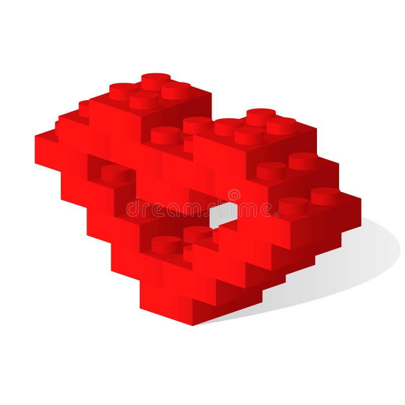 Lego Heart Stock Illustrations – 360 Lego Heart Stock Illustrations