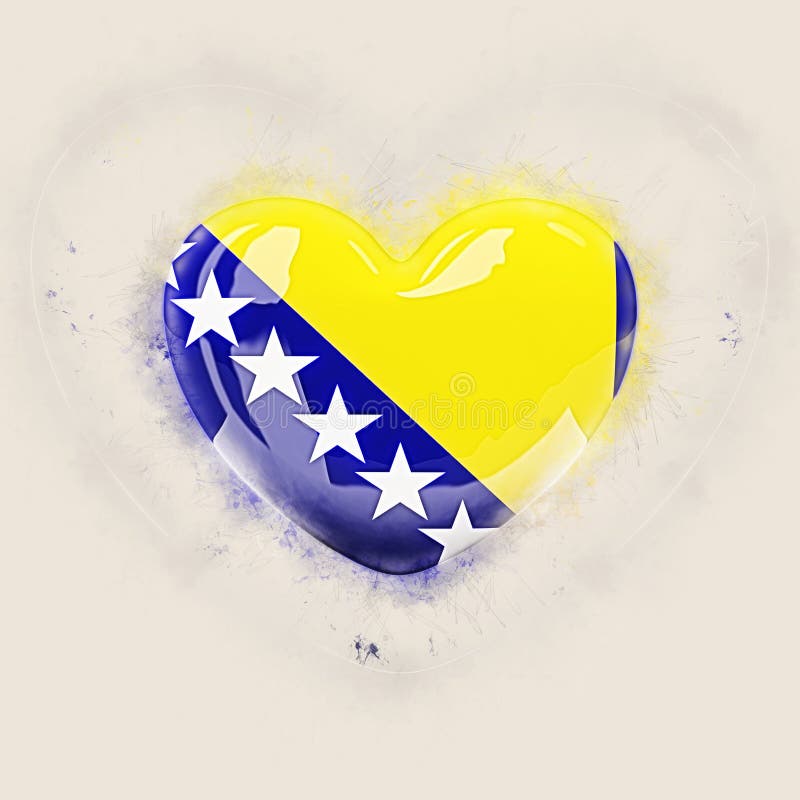 Bosnia Heart Stock Illustrations – 308 Bosnia Heart Stock