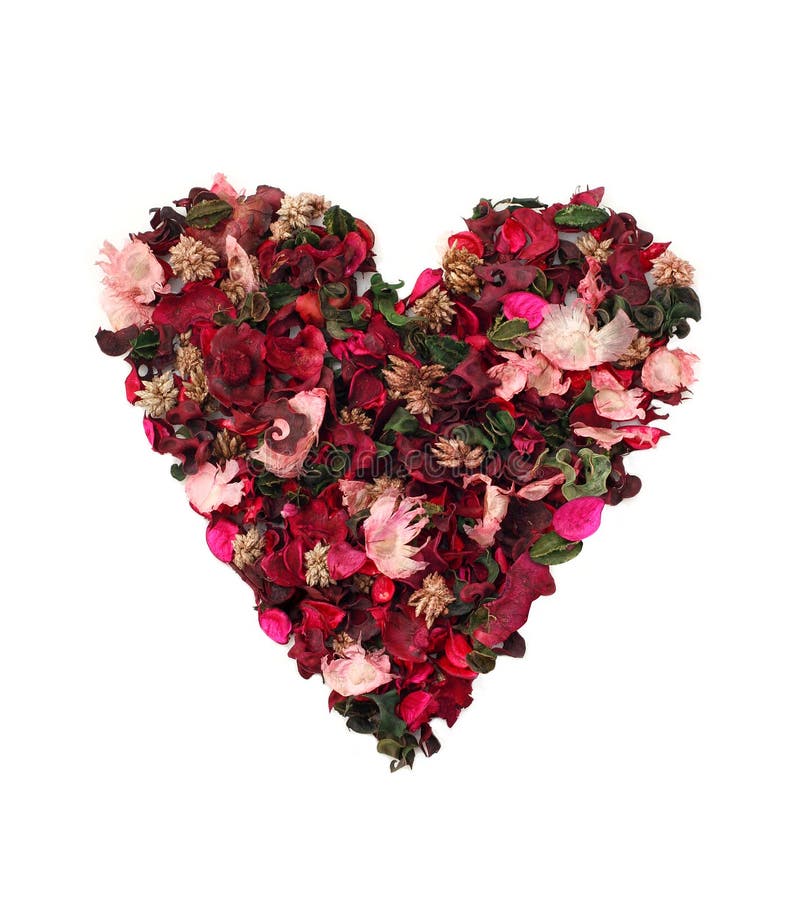 Heart of flowers stock image. Image of leaves, flowers 2216033