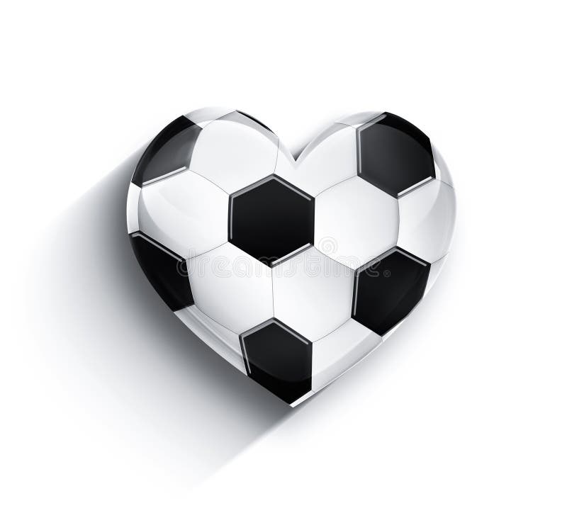 Download Heart of football stock illustration. Illustration of ...