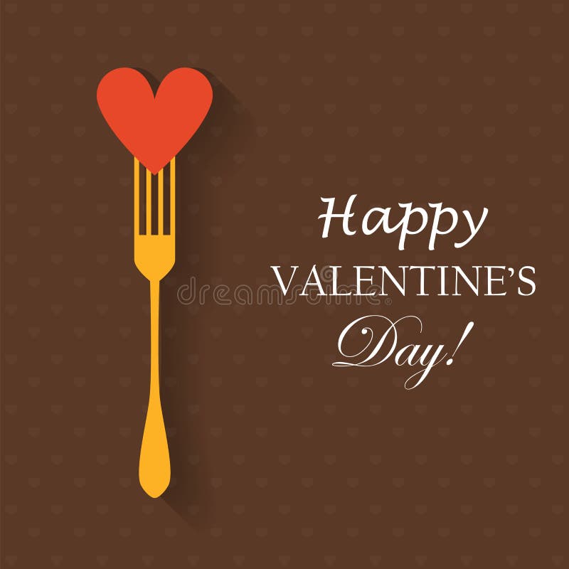 Heart and fork.