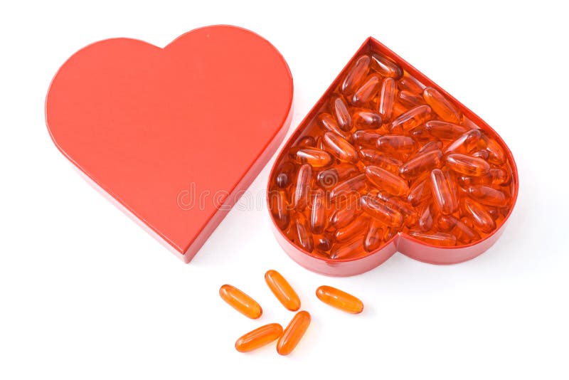 Heart friendly fish oil capsule royalty free stock photo Heart friendly fish oil capsule royalty free stock photo