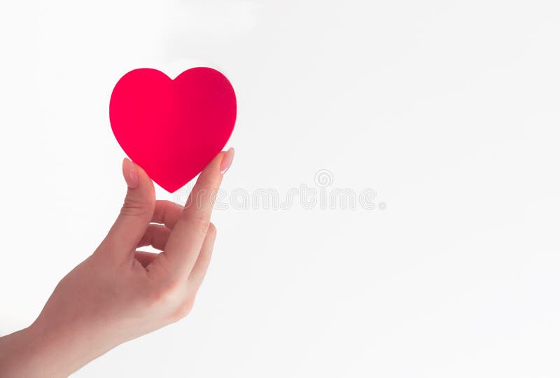 Heart in hand royalty free stock photos Heart in hand royalty free stock photos