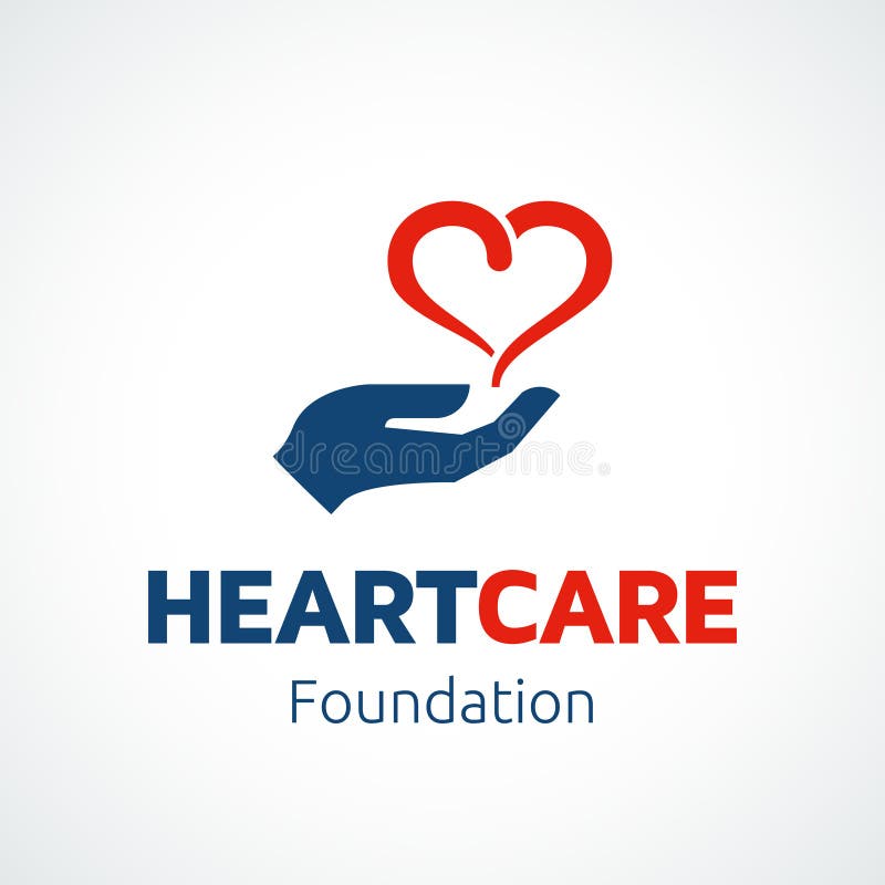 Heart in Hand Logo Template