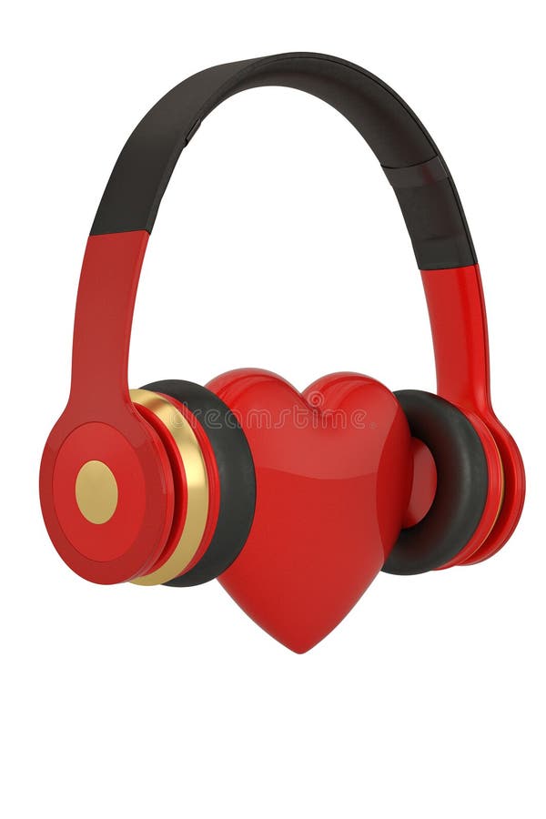Heart Headphones Stock Illustrations 2,379 Heart Headphones Stock
