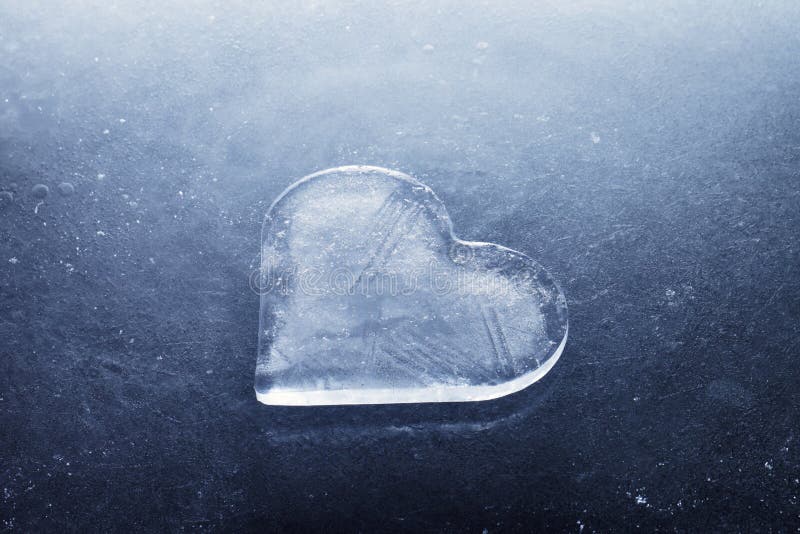 Ice heart stock photo. Image of crystal, color, valentine 19397928