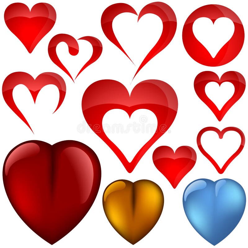 Heart icons II