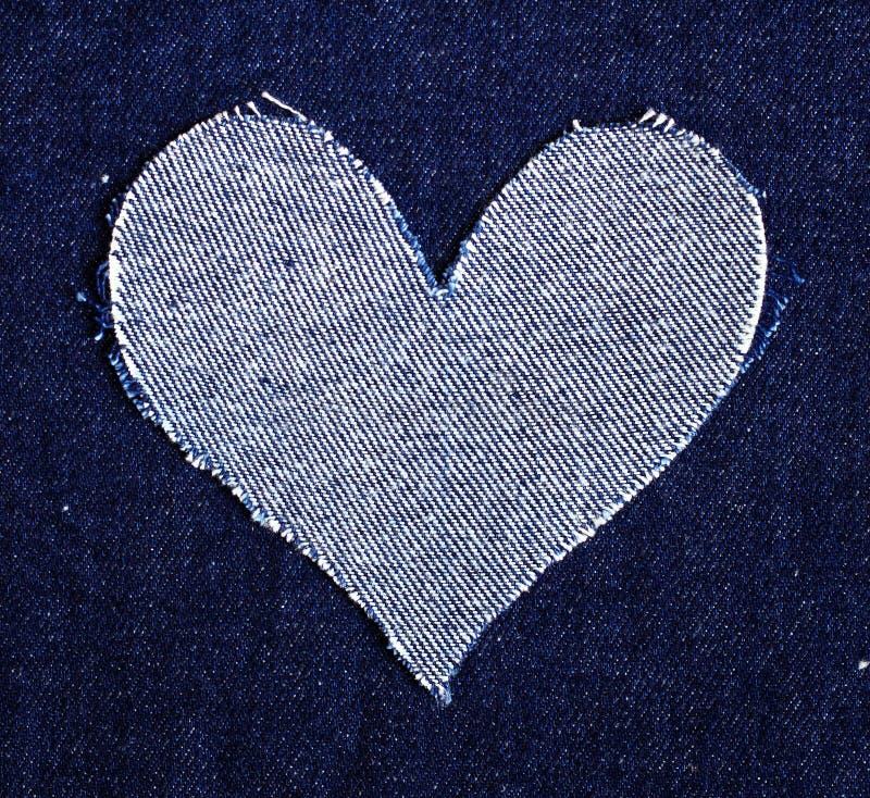 Heart of jeans stock photo. Image of canvas, empty, card - 19230562