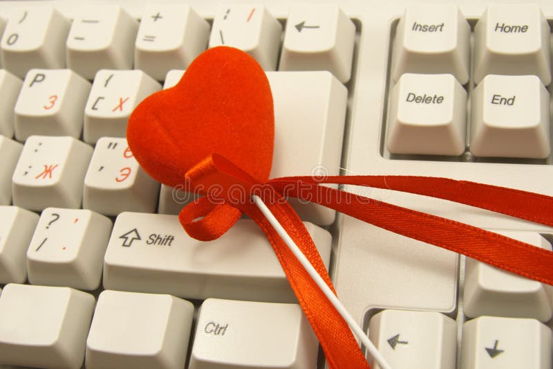 Heart on keyboard