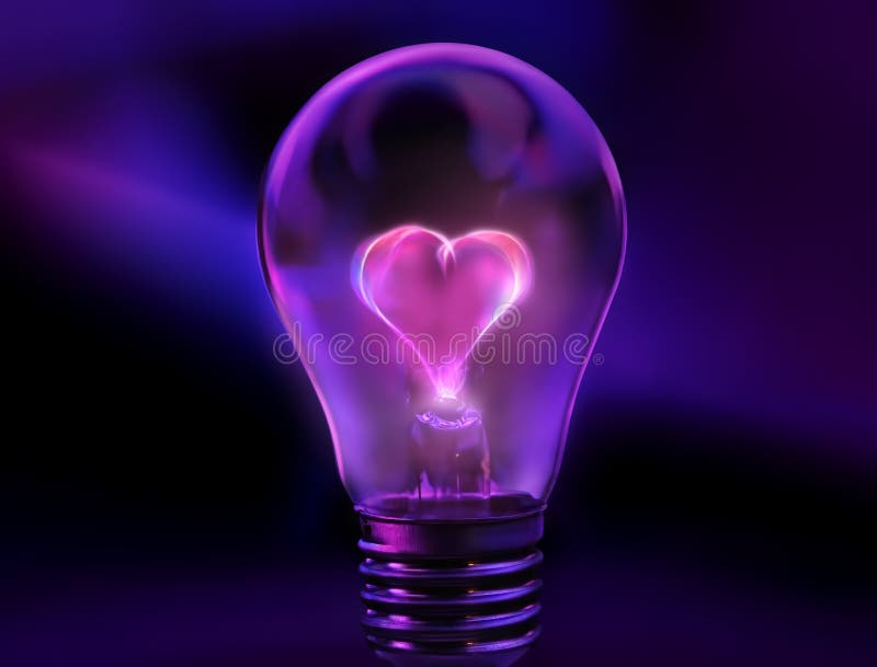 Blue Light Bulb Illustration Outline Stock Photos Free & RoyaltyFree