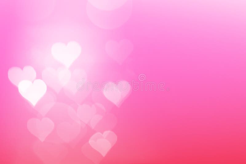 Heart Light with Romantic Background Stock Illustration Illustration