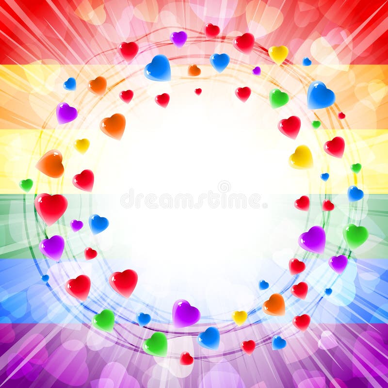 Heart Love Valenitines Background Frame Circle Swirl Card Around