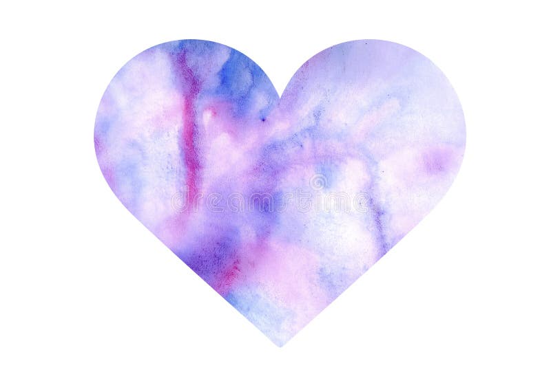 Watercolor Heart Purple Stock Illustrations – 4,272 Watercolor Heart Purple Stock Illustrations, Vectors & Clipart - Dreamstime