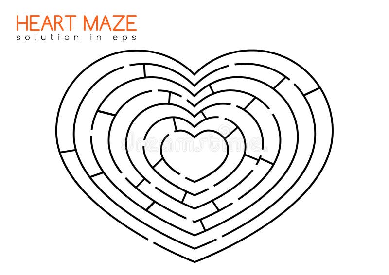 Free Free Heart Maze Svg 124 SVG PNG EPS DXF File