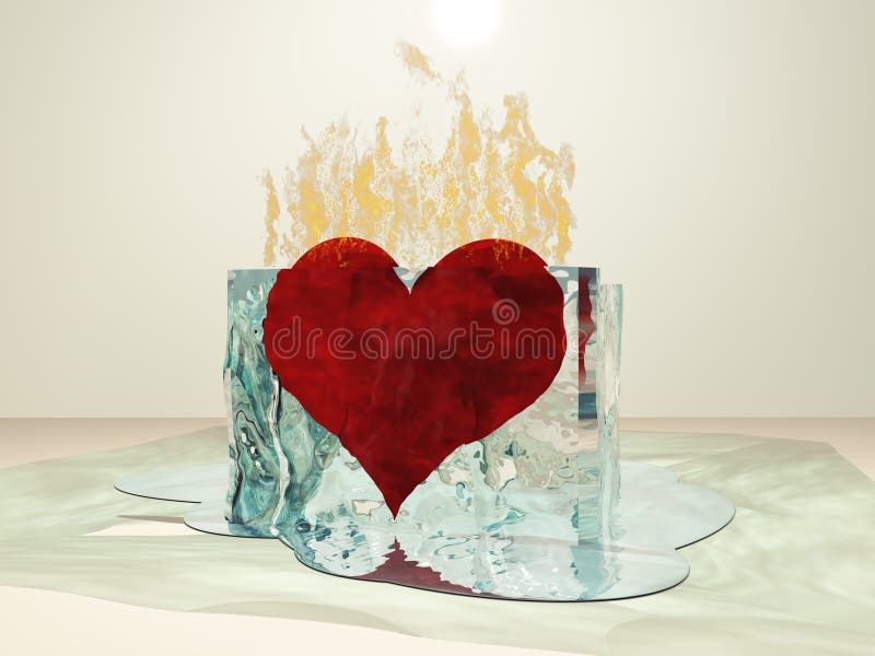 Fire Melting Ice Stock Illustrations 714 Fire Melting Ice Stock