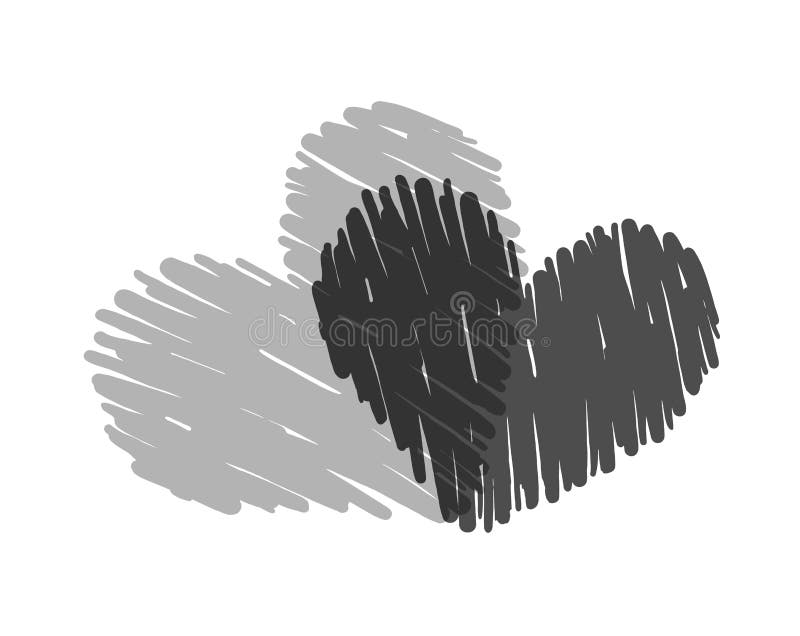 Heart passion symbol royalty free illustration