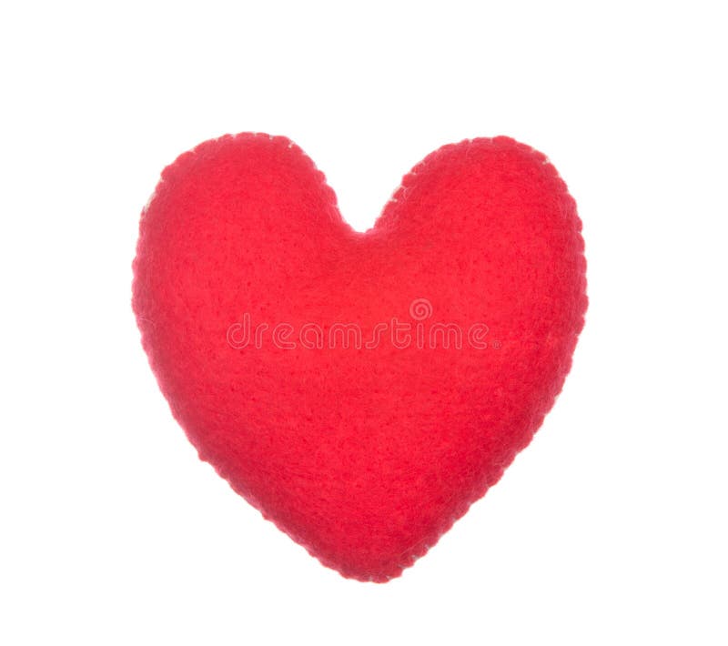 Heart Pillow Isolated on White Stock Photo Image of heart, romantic 60562228